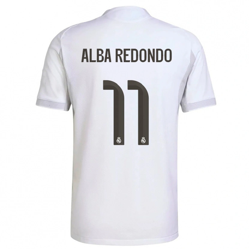 Danxen Damen Alba Redondo #11 Weiß Gelb Heimtrikot Trikot 2025/26 T-Shirt Österreich