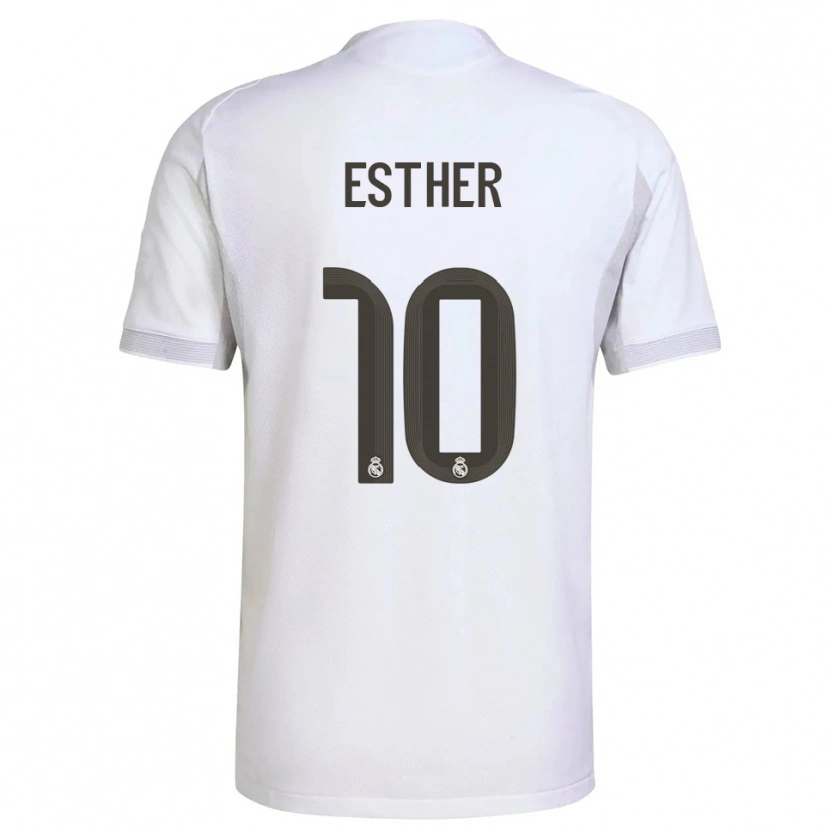 Danxen Damen Esther Gonzalez #10 Weiß Gelb Heimtrikot Trikot 2025/26 T-Shirt Österreich