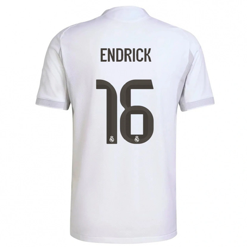 Danxen Damen Endrick #16 Weiß Gelb Heimtrikot Trikot 2025/26 T-Shirt Österreich