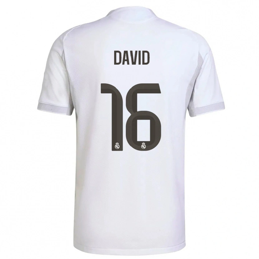 Danxen Damen Antonio David #16 Weiß Gelb Heimtrikot Trikot 2025/26 T-Shirt Österreich