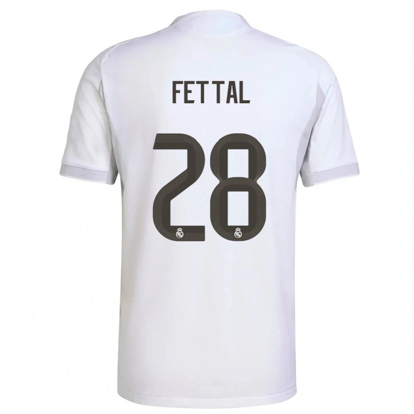 Danxen Damen Rachad Fettal #28 Weiß Gelb Heimtrikot Trikot 2025/26 T-Shirt Österreich