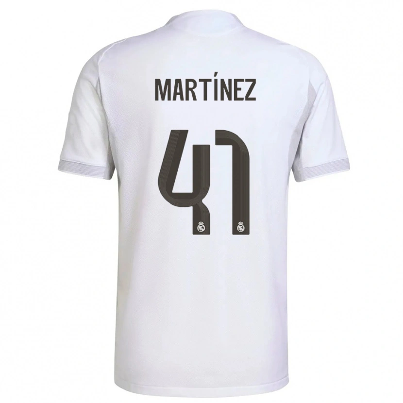 Danxen Damen Joan Martínez #41 Weiß Gelb Heimtrikot Trikot 2025/26 T-Shirt Österreich