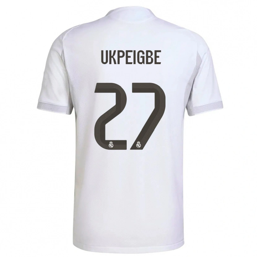Danxen Damen Melvin Ukpeigbe #27 Weiß Gelb Heimtrikot Trikot 2025/26 T-Shirt Österreich