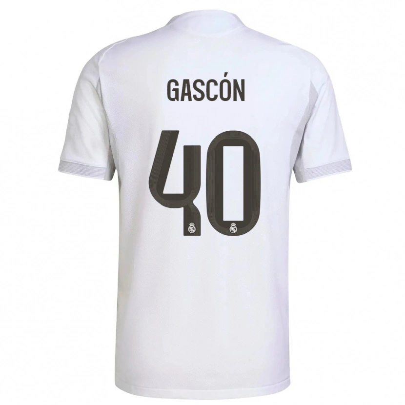 Danxen Damen Ignacio Gascón #40 Weiß Gelb Heimtrikot Trikot 2025/26 T-Shirt Österreich