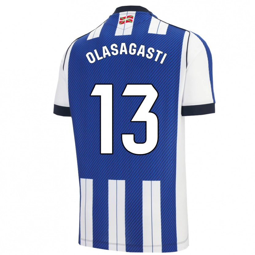 Danxen Damen Lander Olasagasti #13 Blau Weiß Heimtrikot Trikot 2025/26 T-Shirt Österreich
