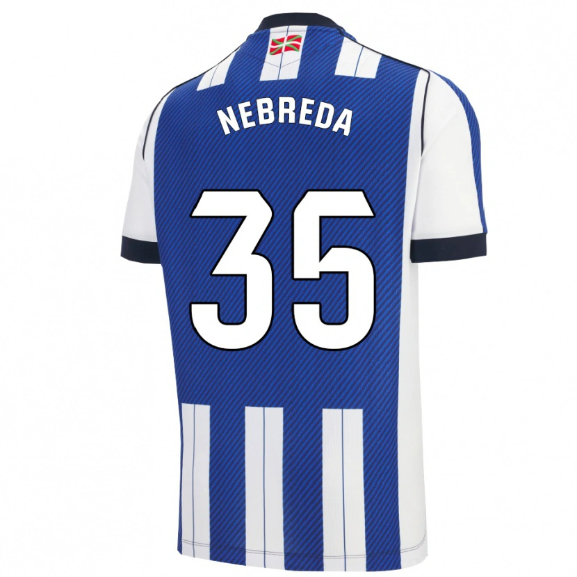 Danxen Damen Eloy Nebreda #35 Blau Weiß Heimtrikot Trikot 2025/26 T-Shirt Österreich