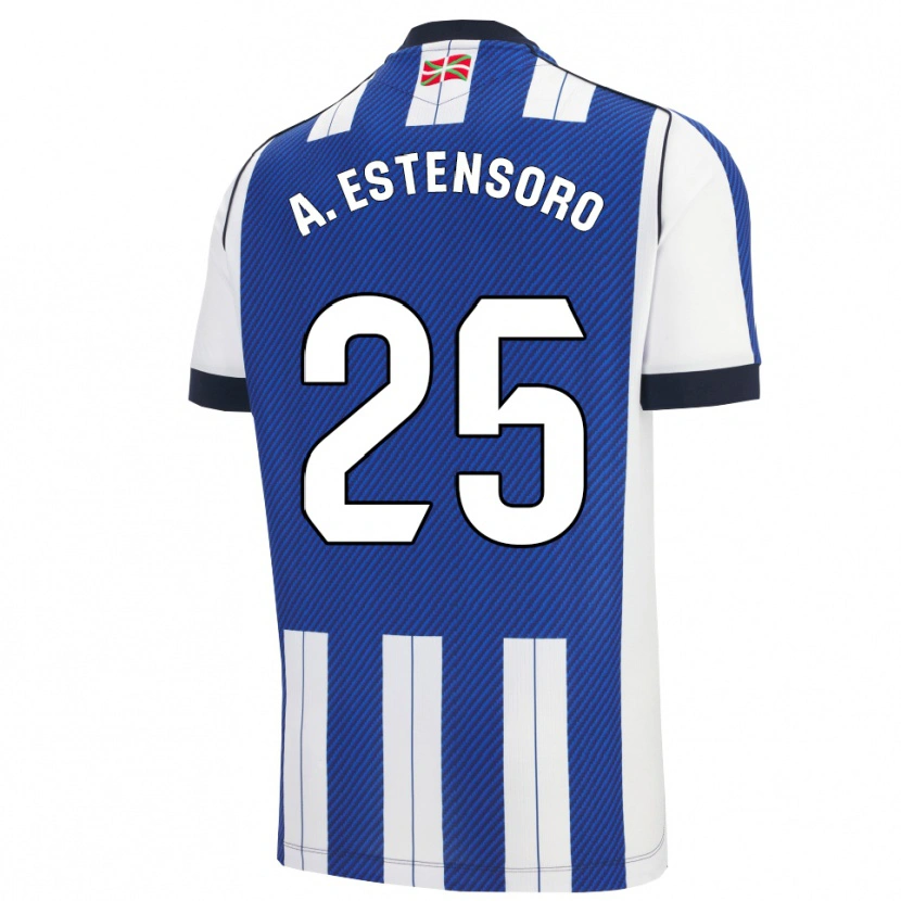 Danxen Damen Alazne Estensoro #25 Blau Weiß Heimtrikot Trikot 2025/26 T-Shirt Österreich