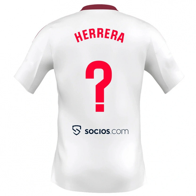 Danxen Damen Dani Herrera #0 Weiß Rot Heimtrikot Trikot 2025/26 T-Shirt Österreich