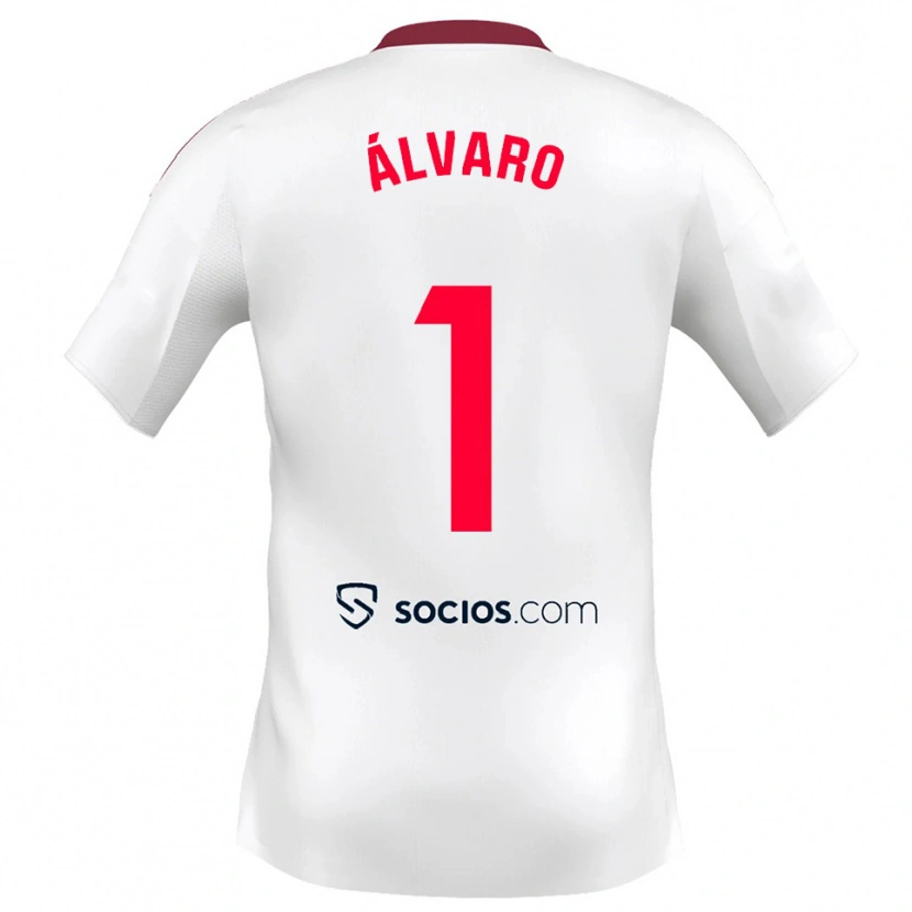 Danxen Damen Álvaro Fernández #1 Weiß Rot Heimtrikot Trikot 2025/26 T-Shirt Österreich