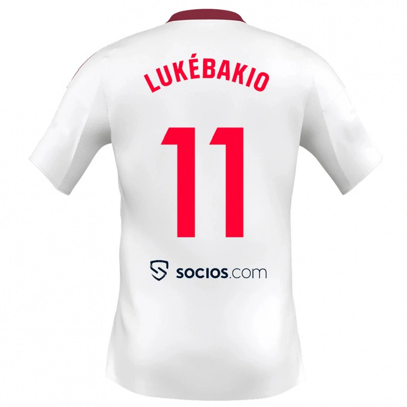 Danxen Damen Dodi Lukébakio #11 Weiß Rot Heimtrikot Trikot 2025/26 T-Shirt Österreich