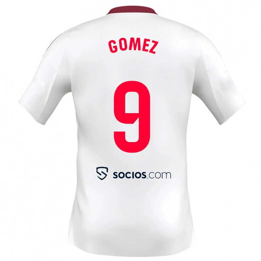 Danxen Damen Raúl Gómez #9 Weiß Rot Heimtrikot Trikot 2025/26 T-Shirt Österreich