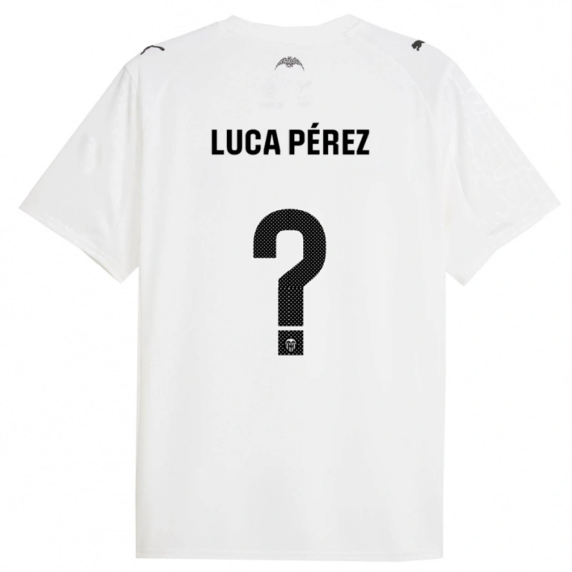 Danxen Damen Simón Luca Pérez #0 Weiß Schwarz Heimtrikot Trikot 2025/26 T-Shirt Österreich
