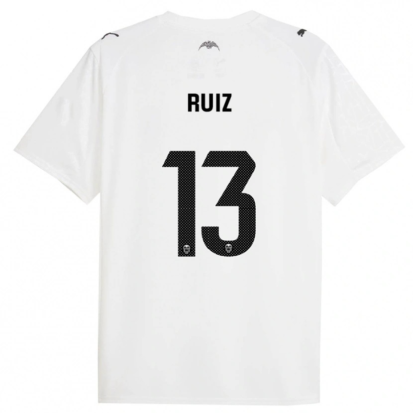Danxen Damen Nil Ruiz #13 Weiß Schwarz Heimtrikot Trikot 2025/26 T-Shirt Österreich