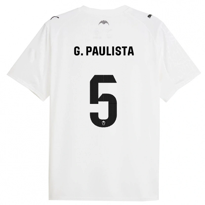 Danxen Damen Gabriel Paulista #5 Weiß Schwarz Heimtrikot Trikot 2025/26 T-Shirt Österreich