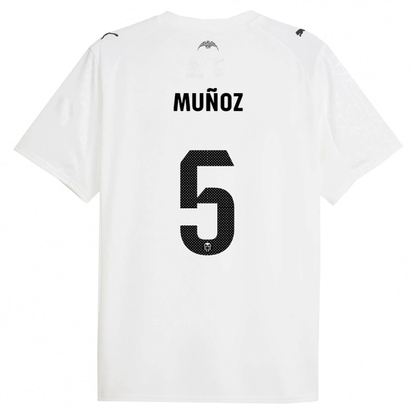 Danxen Damen Iván Muñoz #5 Weiß Schwarz Heimtrikot Trikot 2025/26 T-Shirt Österreich