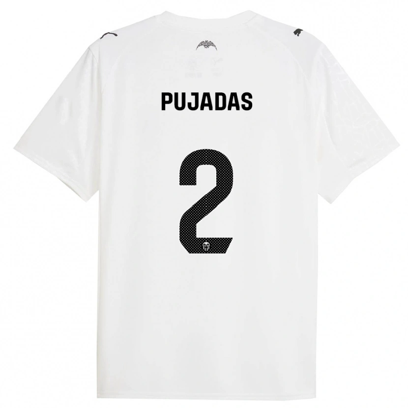 Danxen Damen Berta Pujadas #2 Weiß Schwarz Heimtrikot Trikot 2025/26 T-Shirt Österreich