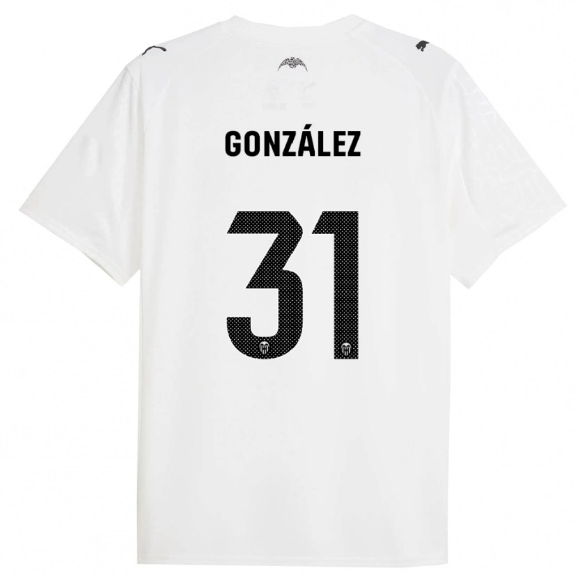 Danxen Damen Mario González #31 Weiß Schwarz Heimtrikot Trikot 2025/26 T-Shirt Österreich