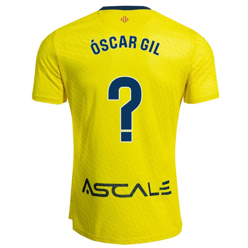 Danxen Damen Óscar Gil #0 Gelb Marine Heimtrikot Trikot 2025/26 T-Shirt Österreich