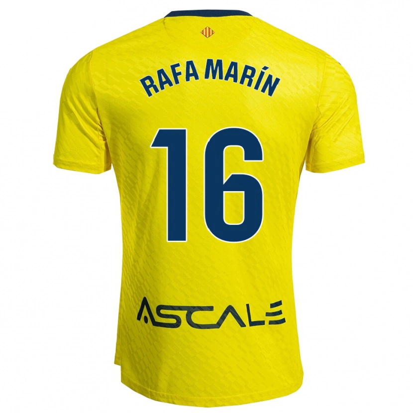 Danxen Damen Rafa Marín #16 Gelb Marine Heimtrikot Trikot 2025/26 T-Shirt Österreich