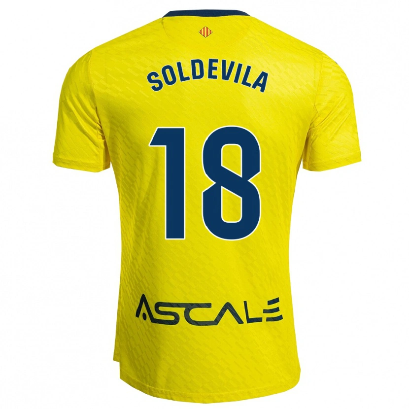 Danxen Damen Paola Soldevila #18 Gelb Marine Heimtrikot Trikot 2025/26 T-Shirt Österreich