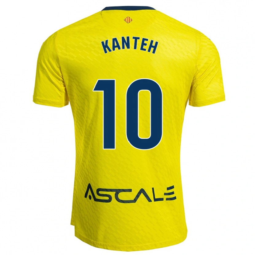 Danxen Damen Fatou Kanteh #10 Gelb Marine Heimtrikot Trikot 2025/26 T-Shirt Österreich
