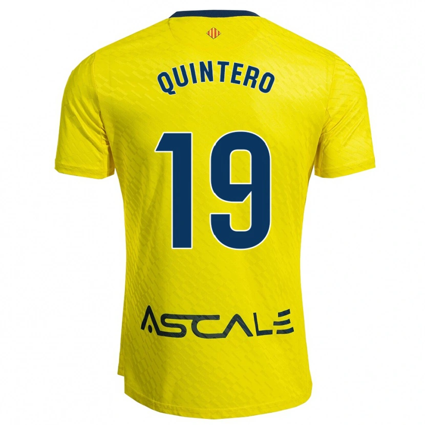 Danxen Damen Luis Quintero #19 Gelb Marine Heimtrikot Trikot 2025/26 T-Shirt Österreich