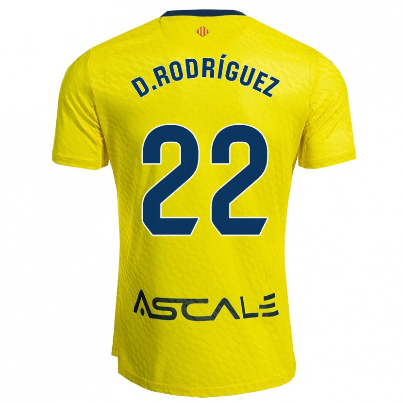 Danxen Damen Daniel Rodríguez #22 Gelb Marine Heimtrikot Trikot 2025/26 T-Shirt Österreich