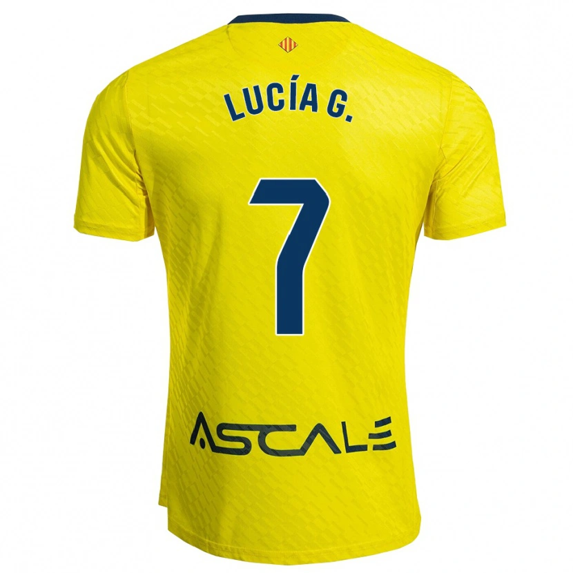 Danxen Damen Lucía Gómez García #7 Gelb Marine Heimtrikot Trikot 2025/26 T-Shirt Österreich