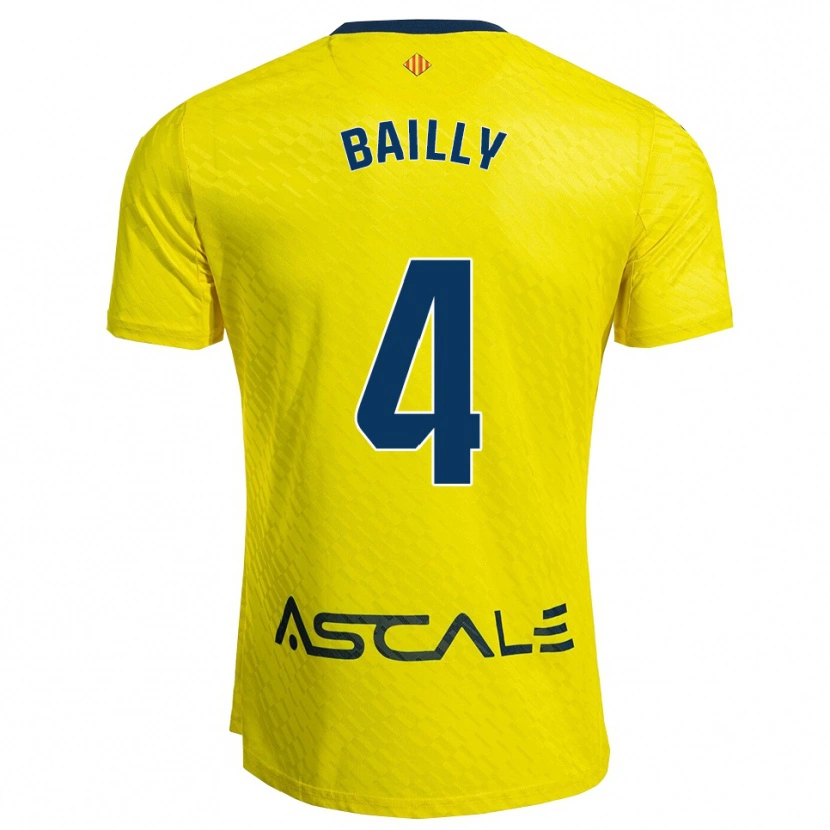 Danxen Damen Eric Bailly #4 Gelb Marine Heimtrikot Trikot 2025/26 T-Shirt Österreich