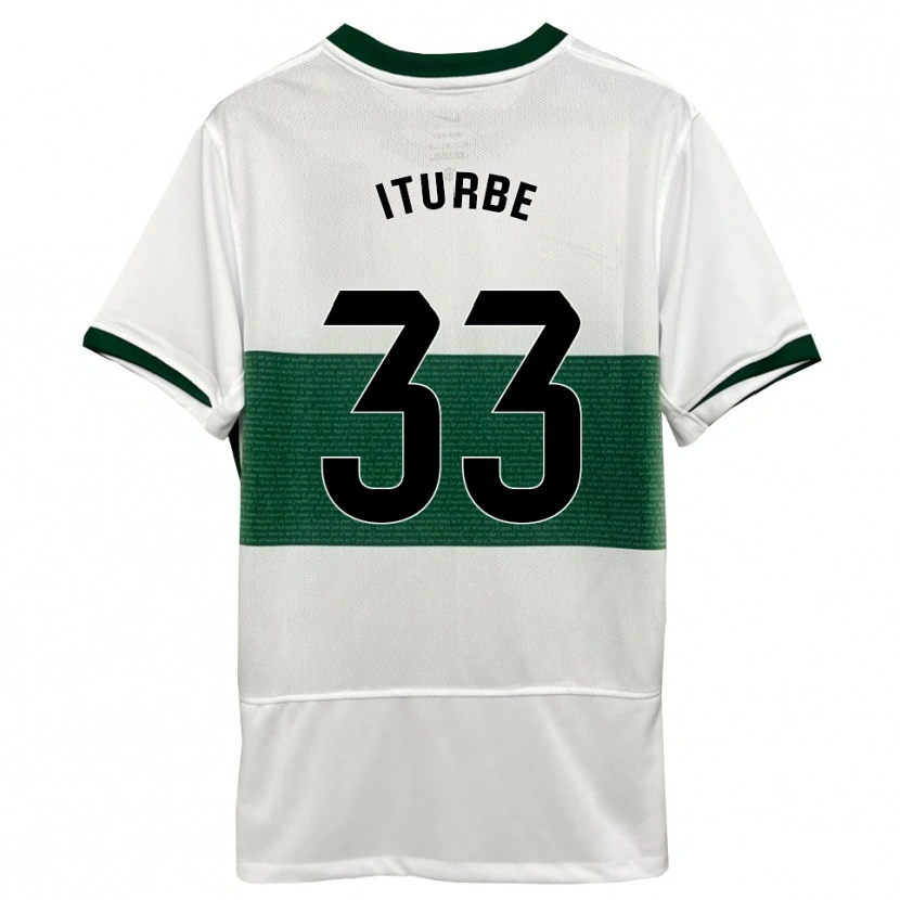 Danxen Damen Alejandro Iturbe #33 Weiß Grün Heimtrikot Trikot 2025/26 T-Shirt Österreich