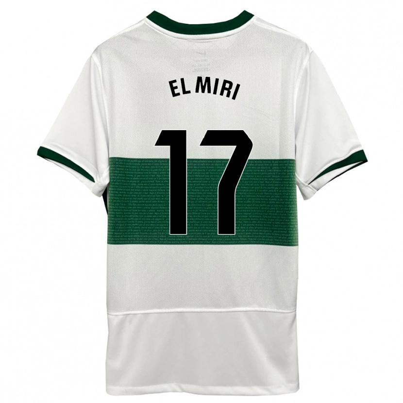 Danxen Damen Walid El Miri #17 Weiß Grün Heimtrikot Trikot 2025/26 T-Shirt Österreich