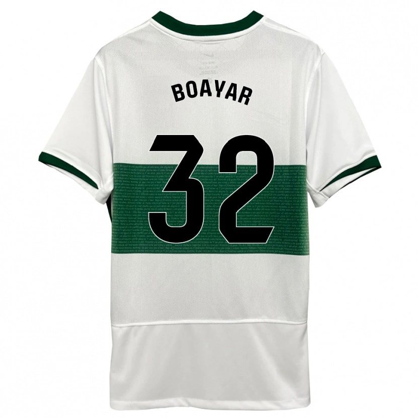 Danxen Damen Adam Boayar #32 Weiß Grün Heimtrikot Trikot 2025/26 T-Shirt Österreich