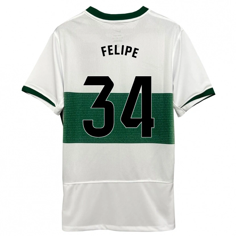 Danxen Damen Pablo Felipe #34 Weiß Grün Heimtrikot Trikot 2025/26 T-Shirt Österreich