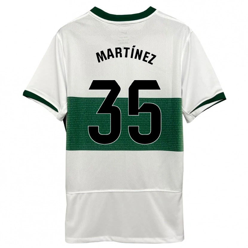 Danxen Damen Antonio Martínez #35 Weiß Grün Heimtrikot Trikot 2025/26 T-Shirt Österreich