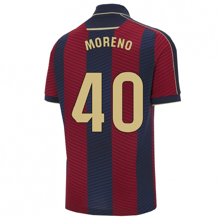 Danxen Damen Matías Moreno #40 Rot Marine Heimtrikot Trikot 2025/26 T-Shirt Österreich