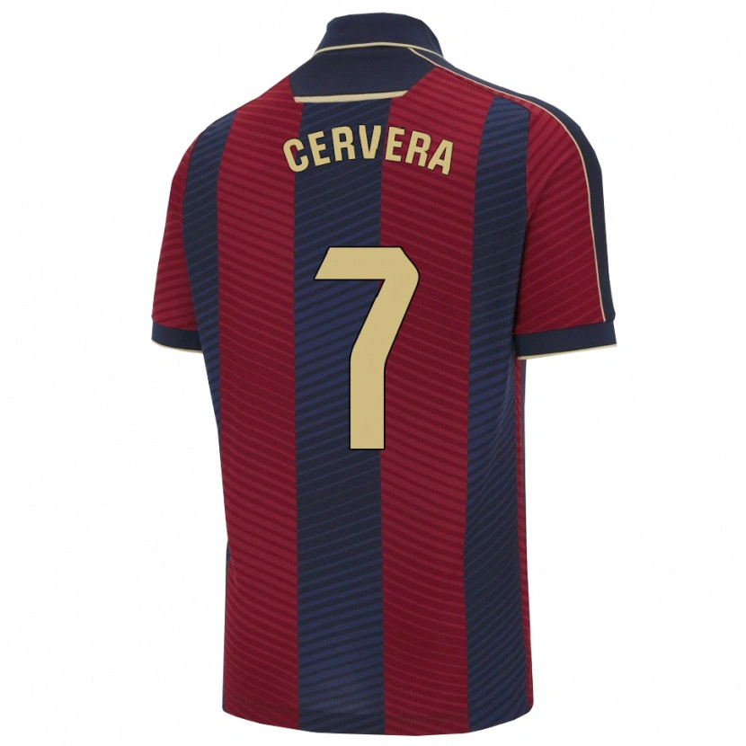 Danxen Damen Dani Cervera #7 Rot Marine Heimtrikot Trikot 2025/26 T-Shirt Österreich