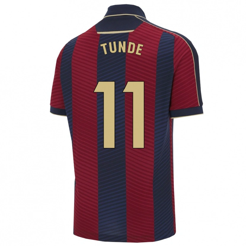 Danxen Damen Kareem Tunde #11 Rot Marine Heimtrikot Trikot 2025/26 T-Shirt Österreich