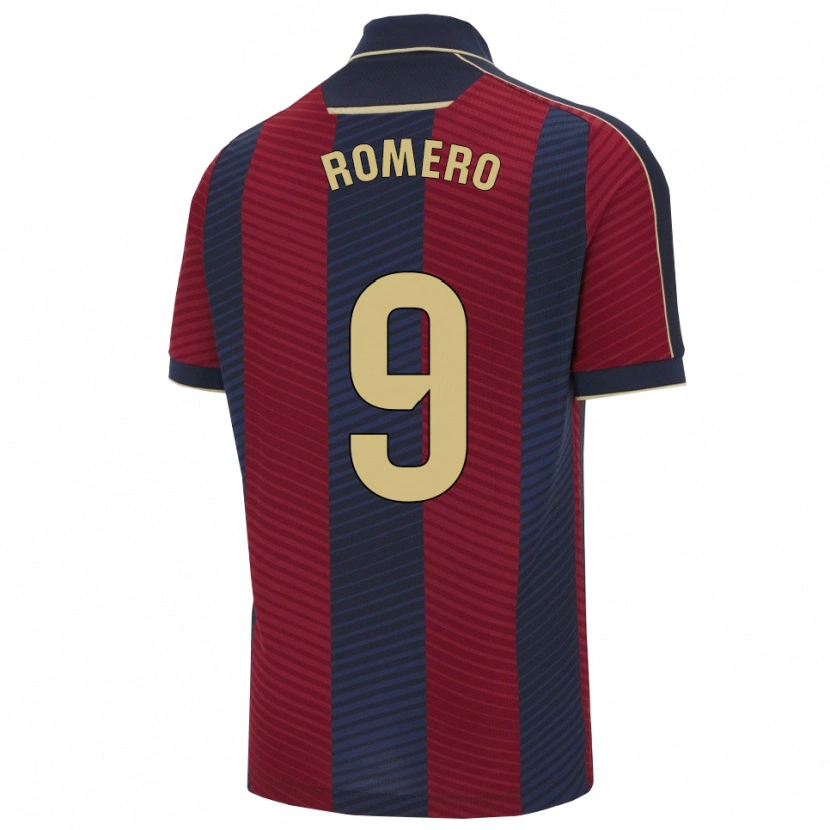 Danxen Damen Iván Romero #9 Rot Marine Heimtrikot Trikot 2025/26 T-Shirt Österreich