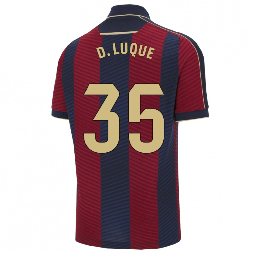 Danxen Damen Daniela Luque Fernández #35 Rot Marine Heimtrikot Trikot 2025/26 T-Shirt Österreich