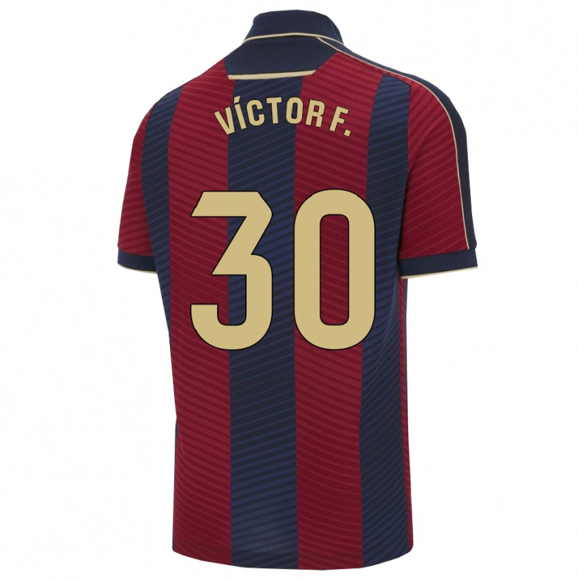 Danxen Damen Víctor Fernández #30 Rot Marine Heimtrikot Trikot 2025/26 T-Shirt Österreich
