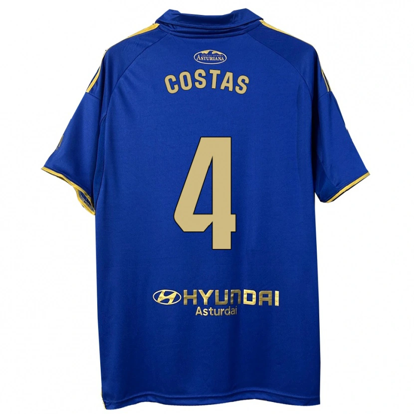 Danxen Damen David Costas #4 Blau Gold Heimtrikot Trikot 2025/26 T-Shirt Österreich