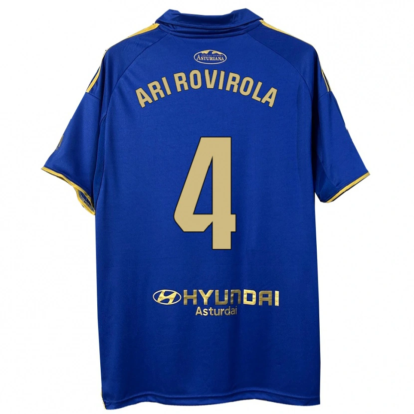 Danxen Damen Ari Rovirola #4 Blau Gold Heimtrikot Trikot 2025/26 T-Shirt Österreich