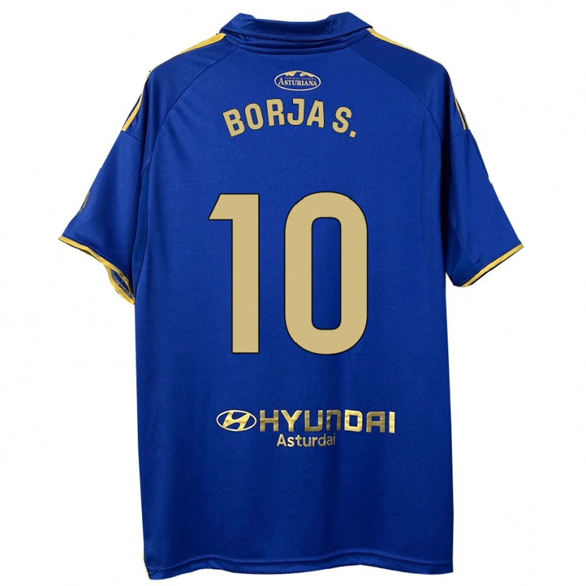 Danxen Damen Borja Sánchez #10 Blau Gold Heimtrikot Trikot 2025/26 T-Shirt Österreich
