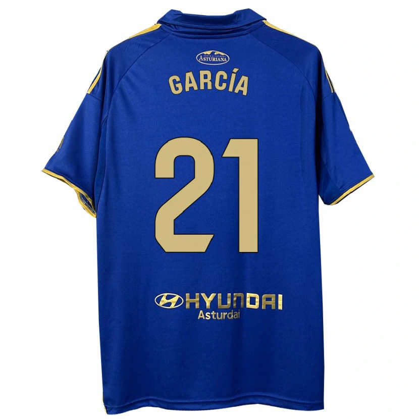 Danxen Damen Pelayo García #21 Blau Gold Heimtrikot Trikot 2025/26 T-Shirt Österreich