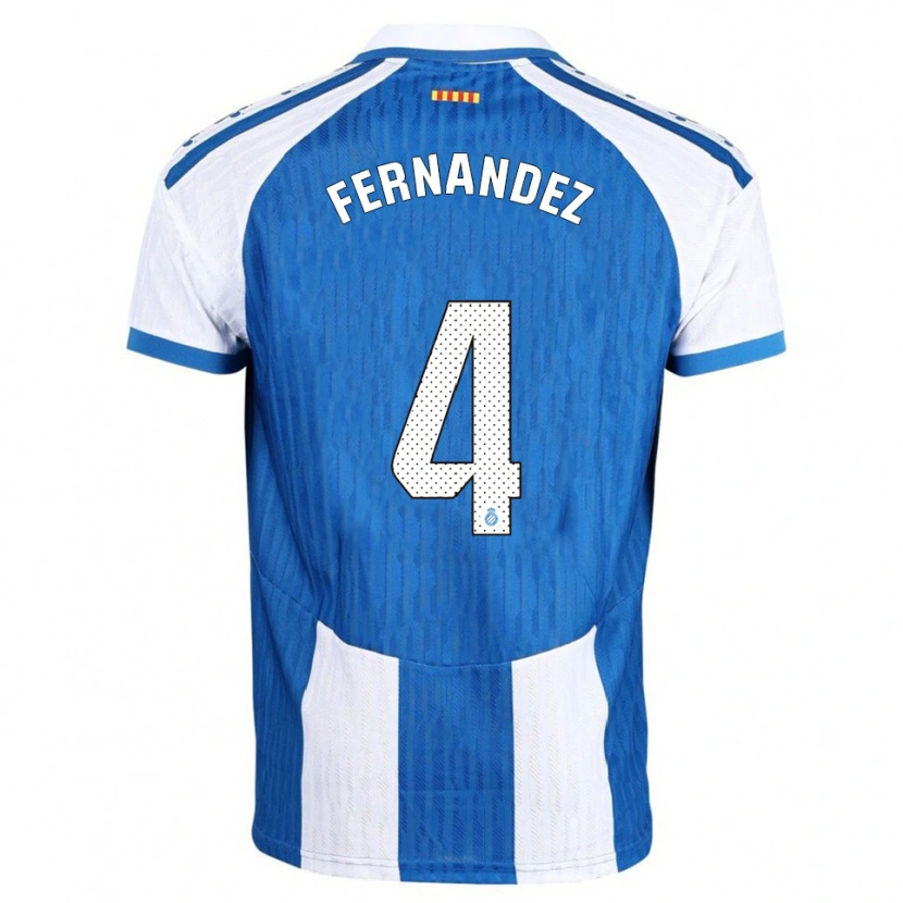 Danxen Damen Marcos Fernández #4 Blau Weiß Heimtrikot Trikot 2025/26 T-Shirt Österreich