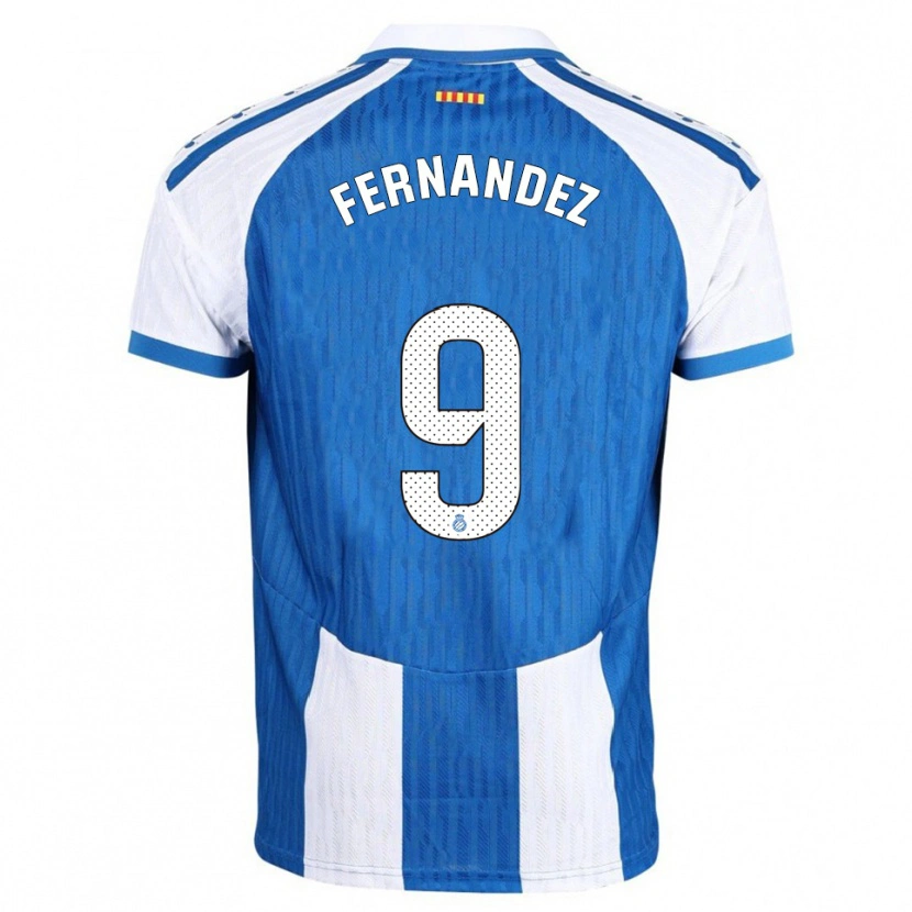 Danxen Damen Roberto Fernández #9 Blau Weiß Heimtrikot Trikot 2025/26 T-Shirt Österreich