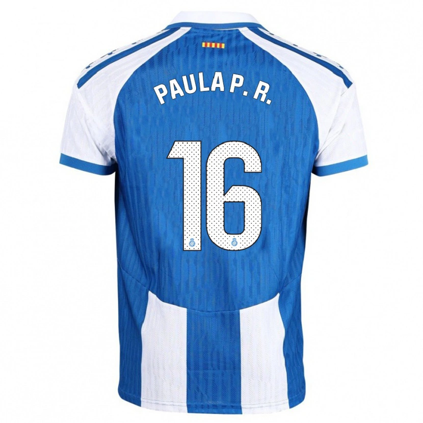 Danxen Damen Paula Perea Ramírez #16 Blau Weiß Heimtrikot Trikot 2025/26 T-Shirt Österreich