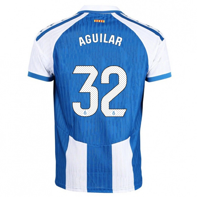 Danxen Damen Rubén Aguilar #32 Blau Weiß Heimtrikot Trikot 2025/26 T-Shirt Österreich
