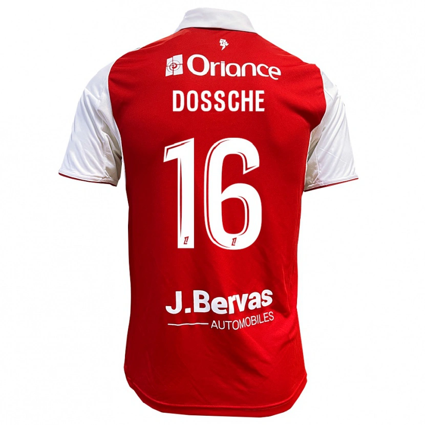 Danxen Damen Marvin Dossche #16 Rot Weiß Heimtrikot Trikot 2025/26 T-Shirt Österreich