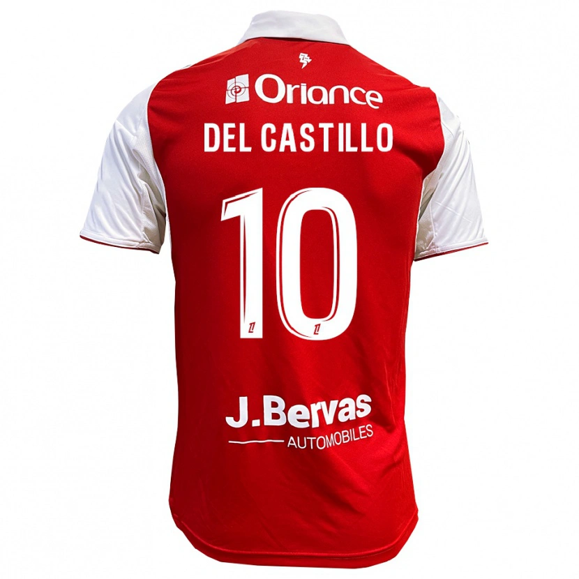 Danxen Damen Romain Del Castillo #10 Rot Weiß Heimtrikot Trikot 2025/26 T-Shirt Österreich